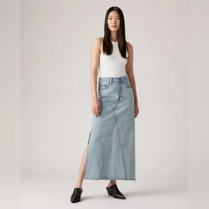 Levi's Icon Long Skirt Women's Size 29 Cowgirl Western NWT